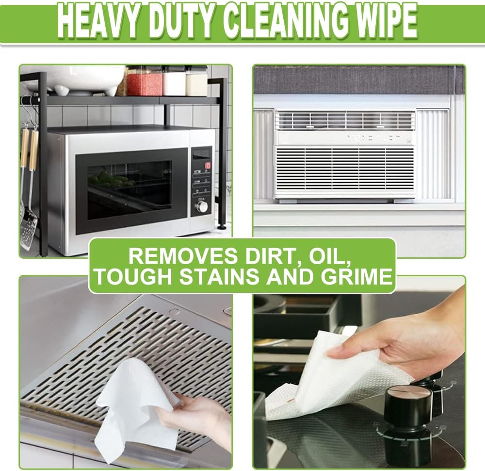Air Jungles All Purpose Car and Home Cleaning Wipes 70 Count, Extra Large 8" x 10" Heavy Duty for