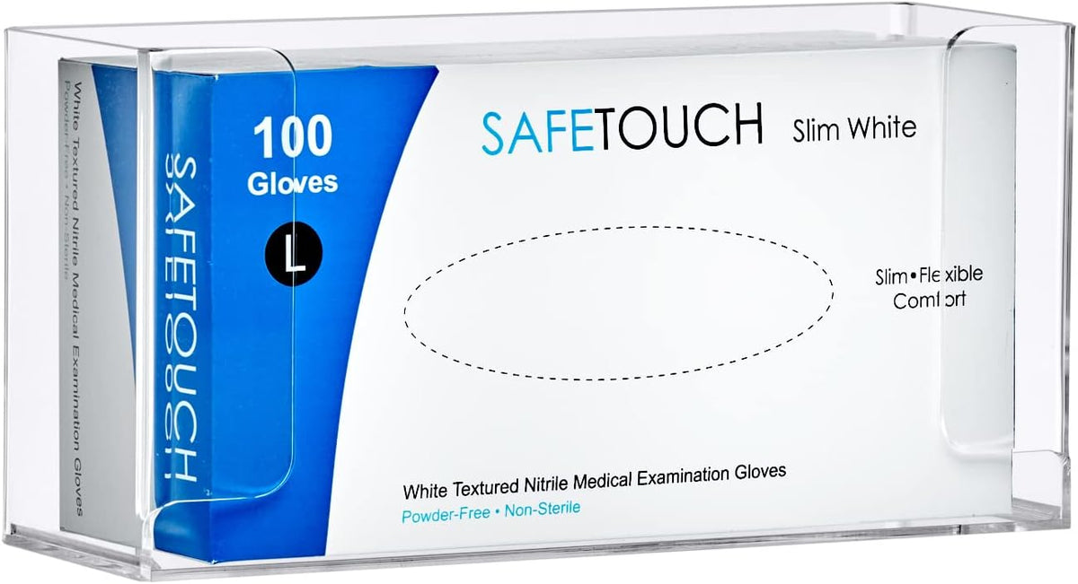 Amazing Abby Acrylic Glove Box Holder, Wall-Mounted Glove Dispenser, Floating Glove Box Organizer