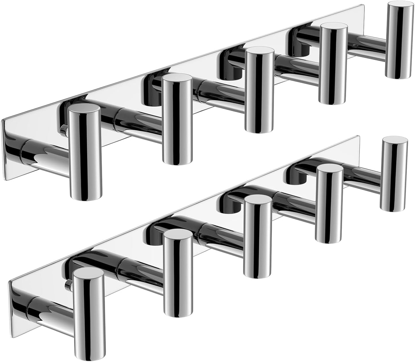 VAEHOLD Hat and Coat Wall Mount Rack - Hooks for Robes, Bags, Keys, and Towels - Bathroom Towel