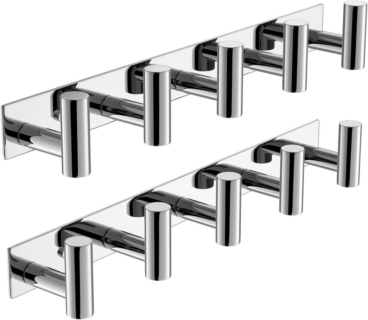 VAEHOLD Hat and Coat Wall Mount Rack - Hooks for Robes, Bags, Keys, and Towels - Bathroom Towel