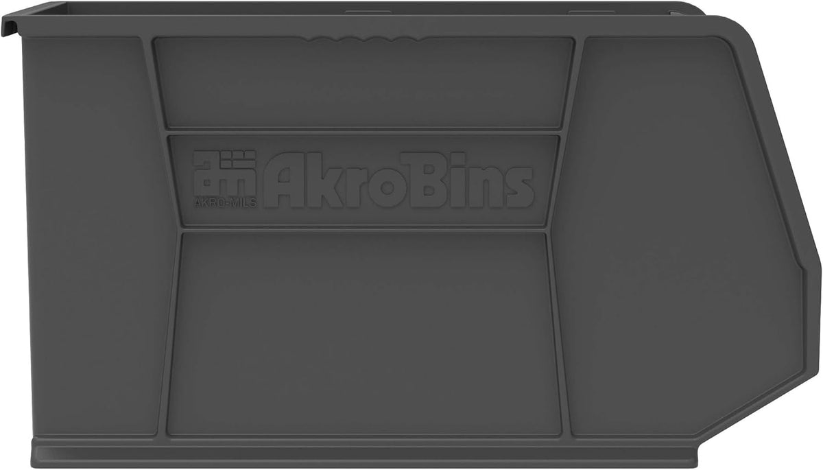 Akro-Mils 30260 AkroBins Plastic Storage Bins, Space-Saving Stackable Bins for Garage, Pantry