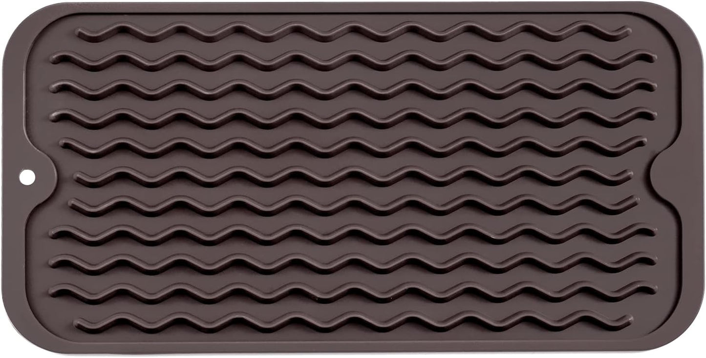 Silicone Dish Drying Mat for Multiple Usage,Easy clean,Eco-friendly,Heat-resistant Silicone Mat for