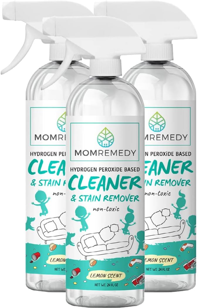 MOMREMEDY Hydrogen Peroxide All Purpose Cleaning Spray | Multipurpose Home Cleaner | Fabric and