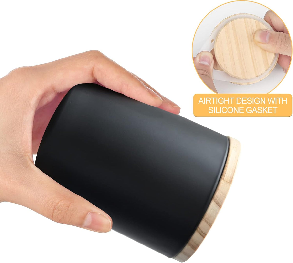 Thick Candle Jars for Making Candles 12 Pcs, 7 OZ Empty Jars with Wood Lids for Candle Making