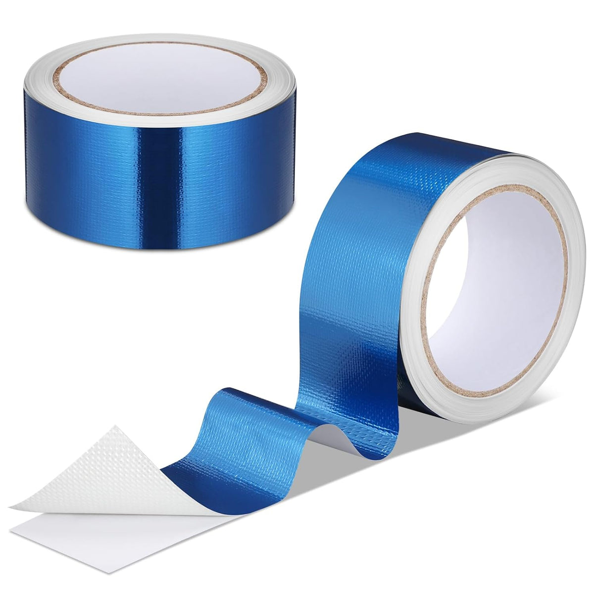 Zonon 2 Rolls Aluminum Foil Tape Heat Shield Tape Barrier Adhesive Reflective Fiberglass Thermal
