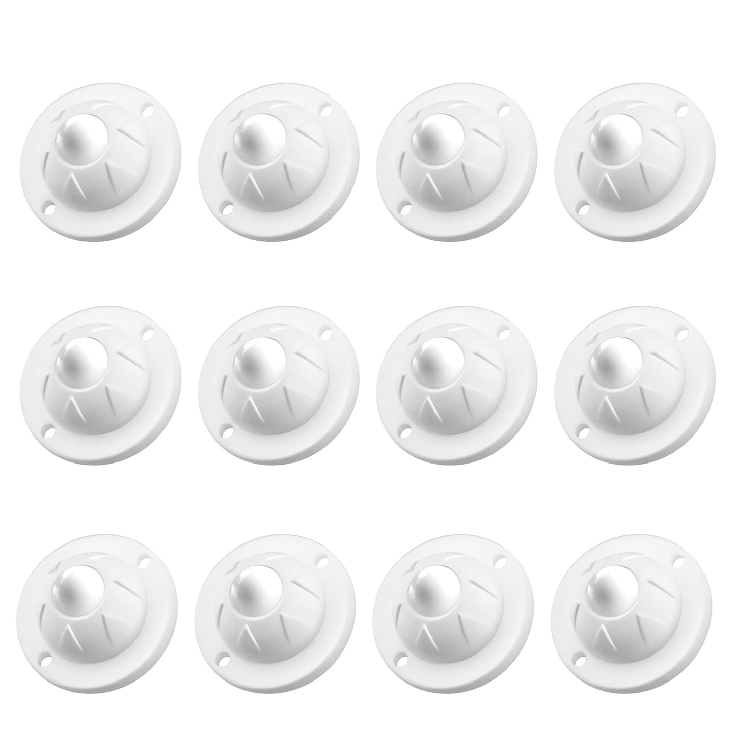 PlusRoc 12 Pack Self Adhesive Caster Wheels For Appliance, Load Capacity 14LBS Per Wheel, Mini