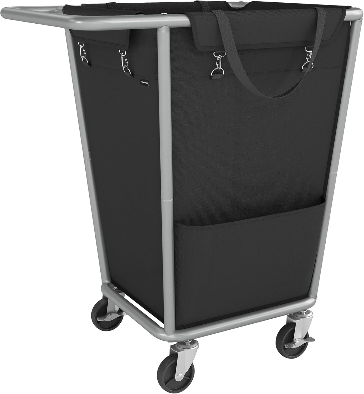 SONGMICS Laundry Basket with Wheels, 34.3 Gallons (130 L) Rolling Laundry Hamper with Removable