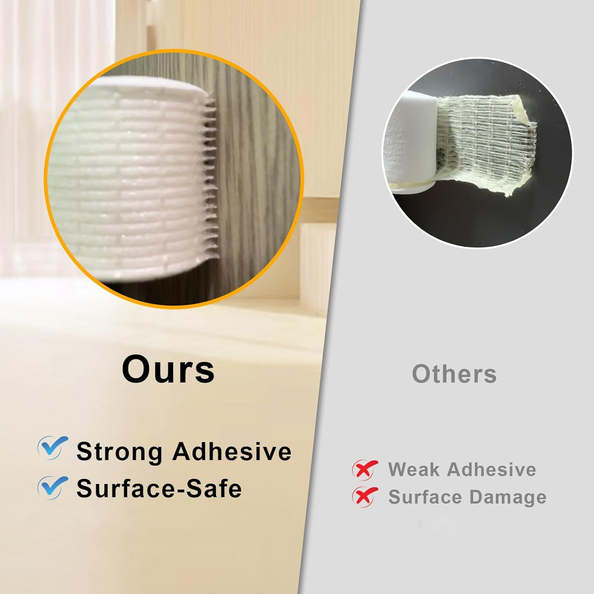 Upgraded Strong Adhesive Foam Tape, Soundproof Door Insulation Weather Strip, Weatherproof Door