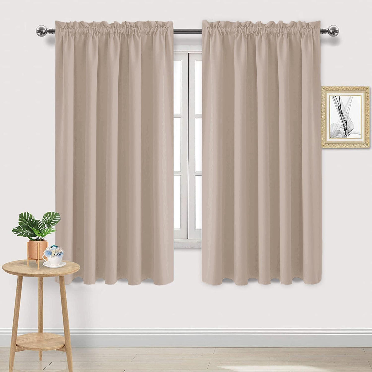 DWCN Blackout Curtains for Living Room Thermal Insulated, Energy Saving & Noise Reducing Bedroom