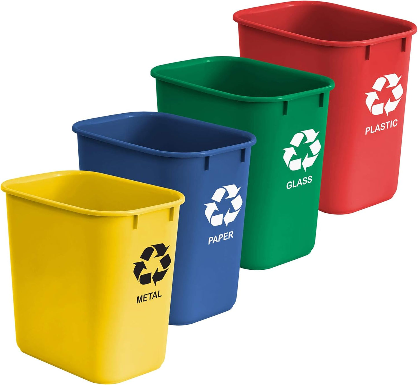 Acrimet Wastebasket Bin for Recycling, 6.75 Gallon/ 27 Quart/ 25.552 Liter (Made of Plastic)