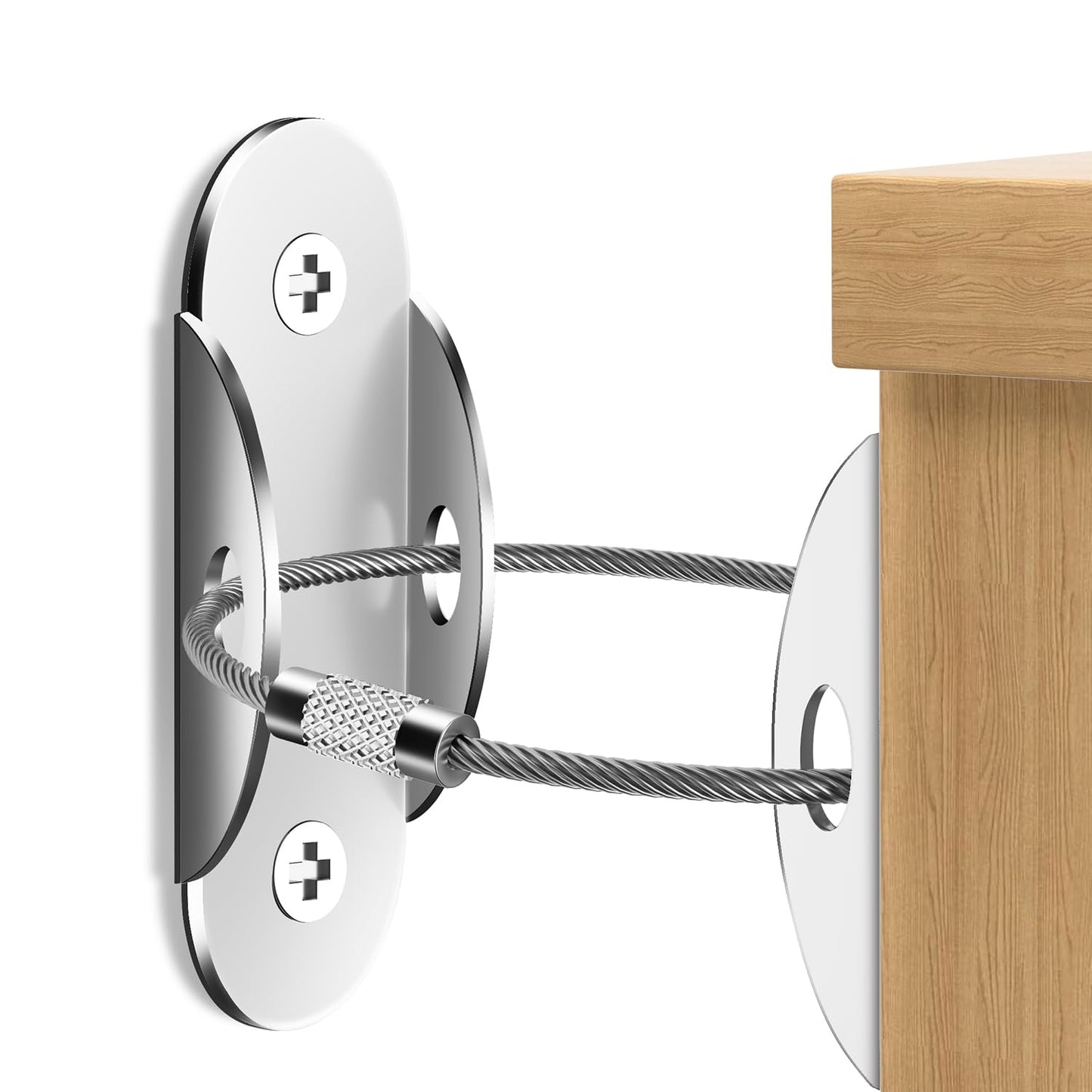 Anti Tip Furniture Anchors (6 Packs) Furniture Anchors for Baby Proofing, Earthquake Straps for