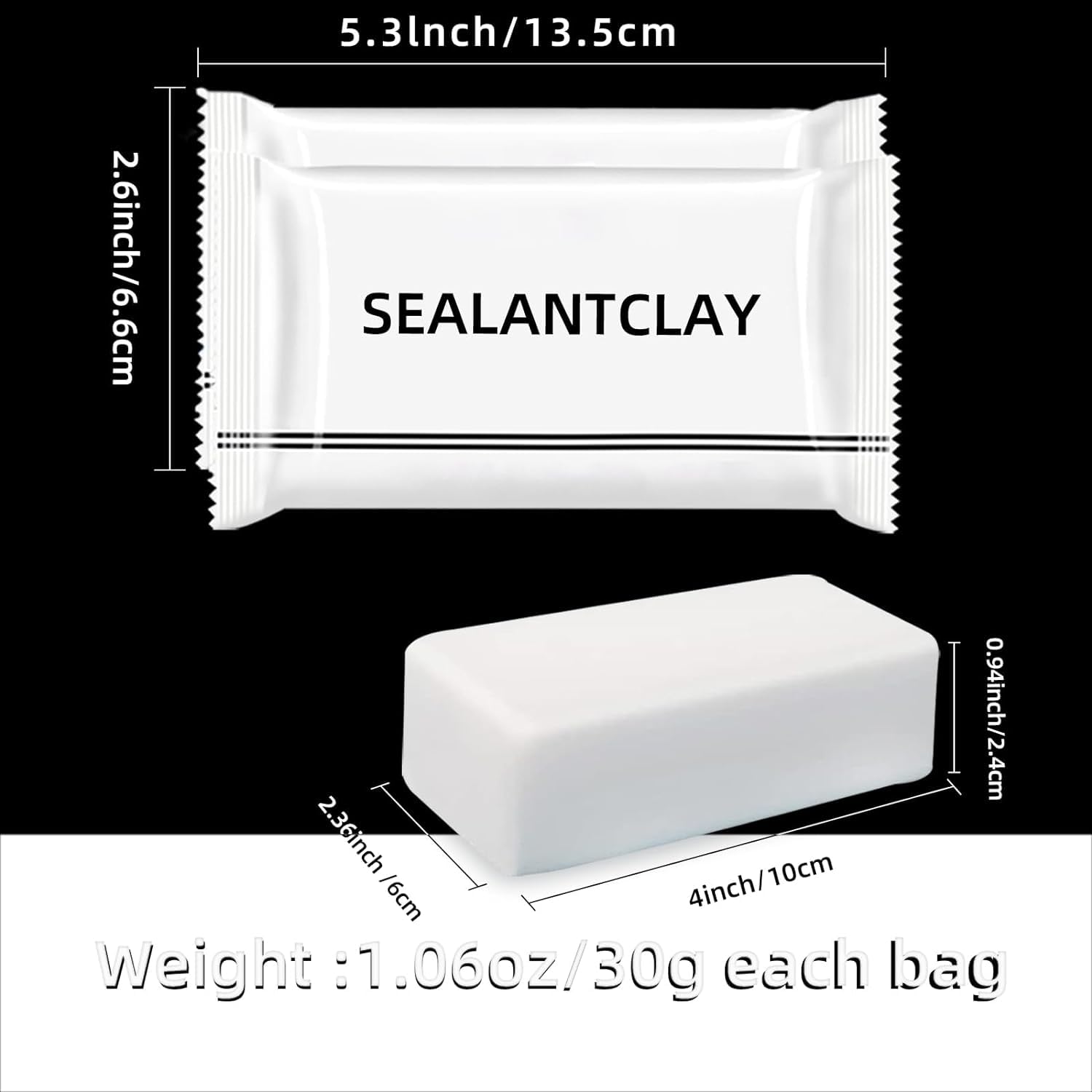 20-Pack Premium Waterproof Wall Repair Sealing Clay Duct Seal Ideal for Wall Hole Repair, Air