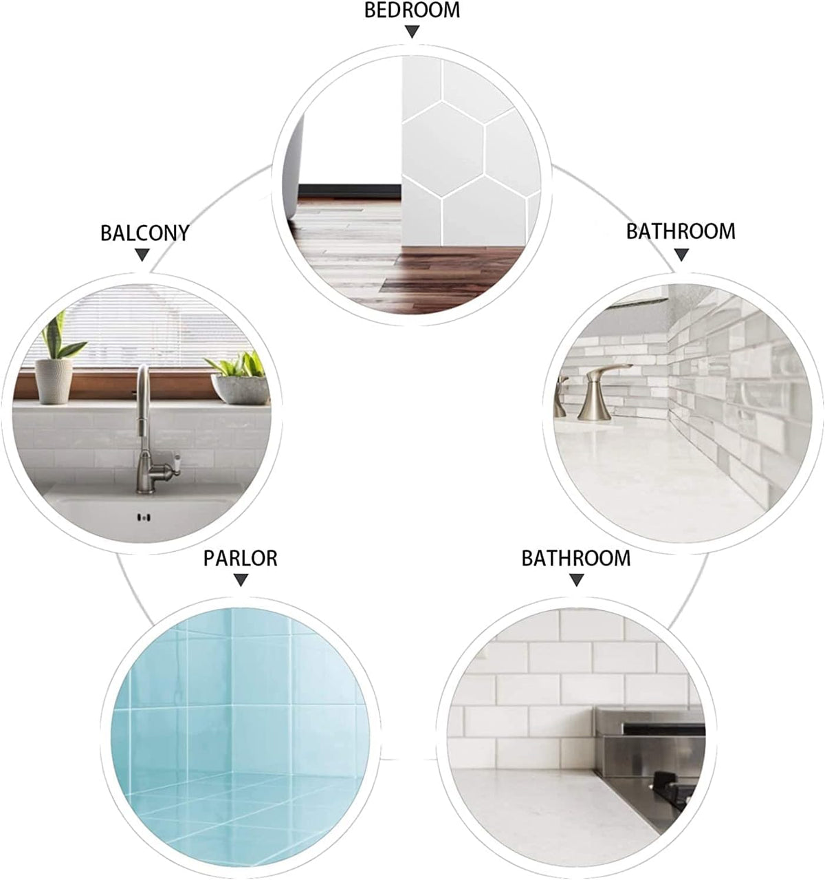 Grout Pen 12 Pack Water Based Tile Marker Repair Pens Professional for Bathroom, Kitchen, Parlor