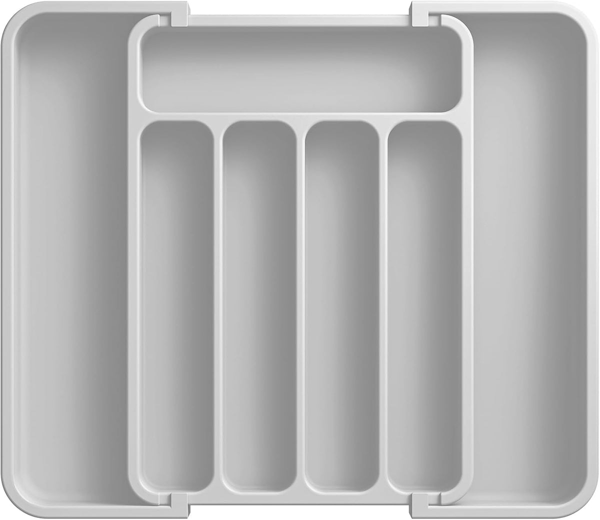 AUJEN Silverware Organizer - Expandable Kitchen Drawer Organizer, Adjustable Utensil Organizer
