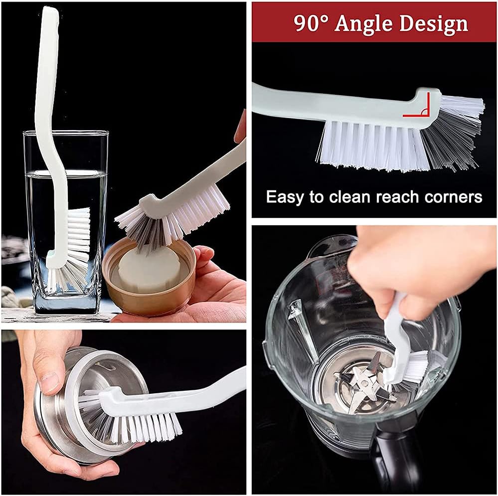 ELANE 10 Pcs Dish Scrub Brush Small Scrub Brushes for Cleaning,Kitchen Scrub Brush for