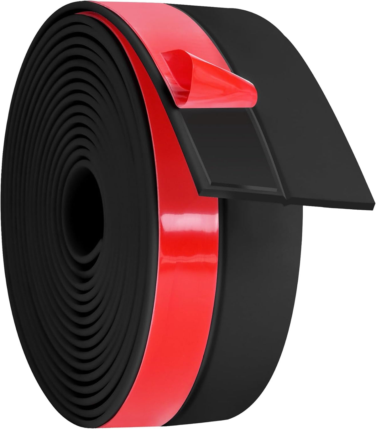 ToLanbbt Weather Stripping Silicone Door Seal Strip 2 in x 10 ft Door Draft Stopper Self Adhesive