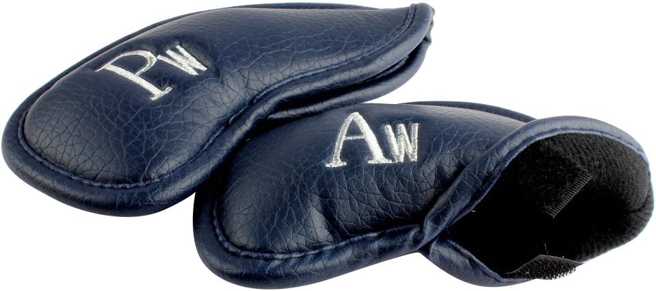 CRAFTSMAN GOLF 12pcs or 1pc Thick Synthetic Leather Golf Iron Head Covers Set Headcover Fit All