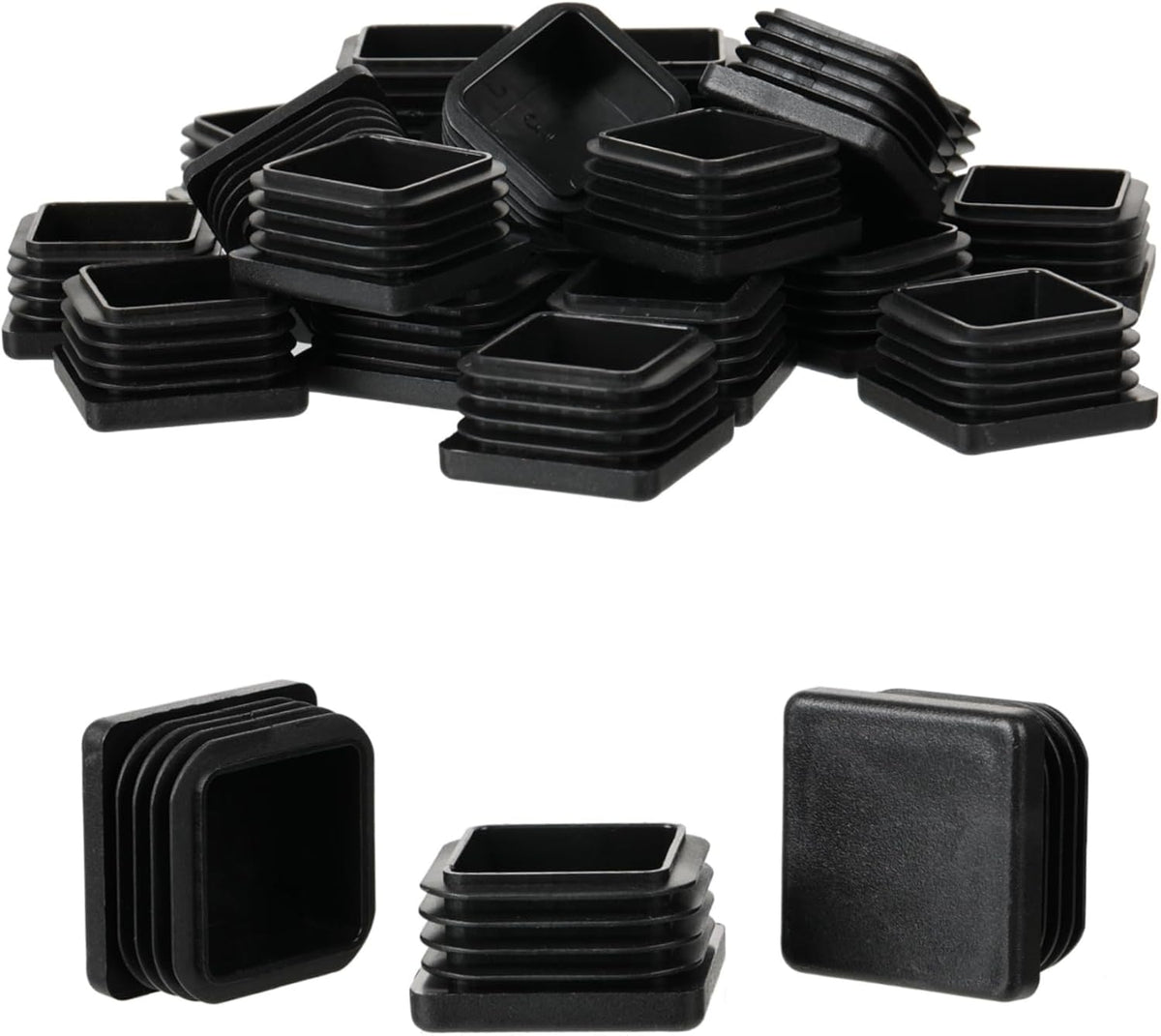Furnigear Plastic Plugs Tubing End Cap Chair End Caps Outside Bottom Tubing Caps Square Furniture