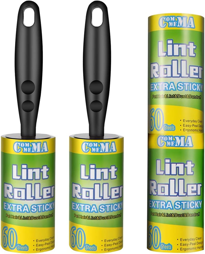 Lint Rollers for Pet Hair Extra Sticky, Pet Hair Remover Set Brush for Dog & Cat Hair Removal
