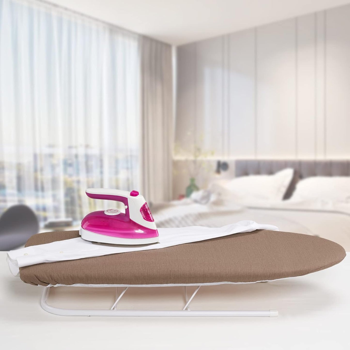Ironing Board Cover 12 x 32 inch, Fits Table Top Ironing Board Heat Reflective, 3 Layers Thick