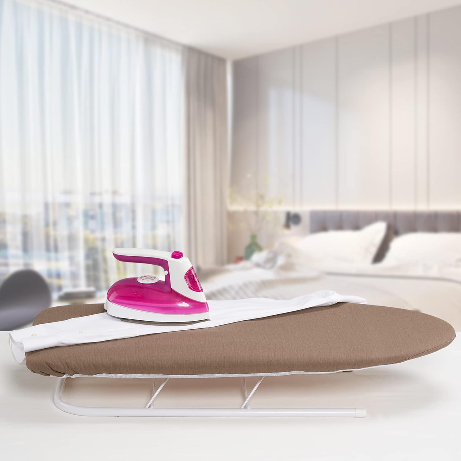 Ironing Board Cover 12 x 32 inch, Fits Table Top Ironing Board Heat Reflective, 3 Layers Thick