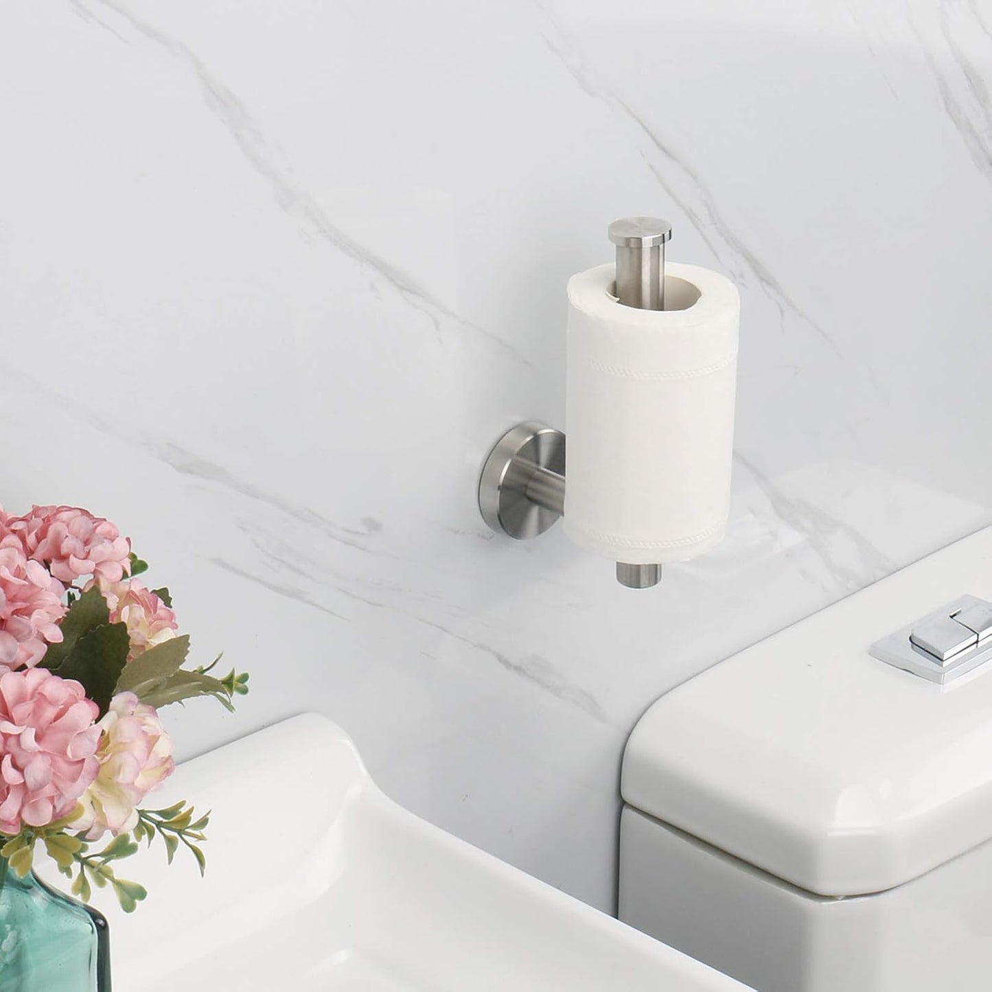 NearMoon Bathroom Toilet Paper Holder, Premium SUS304 Stainless Steel Rustproof Wall Mounted Toilet