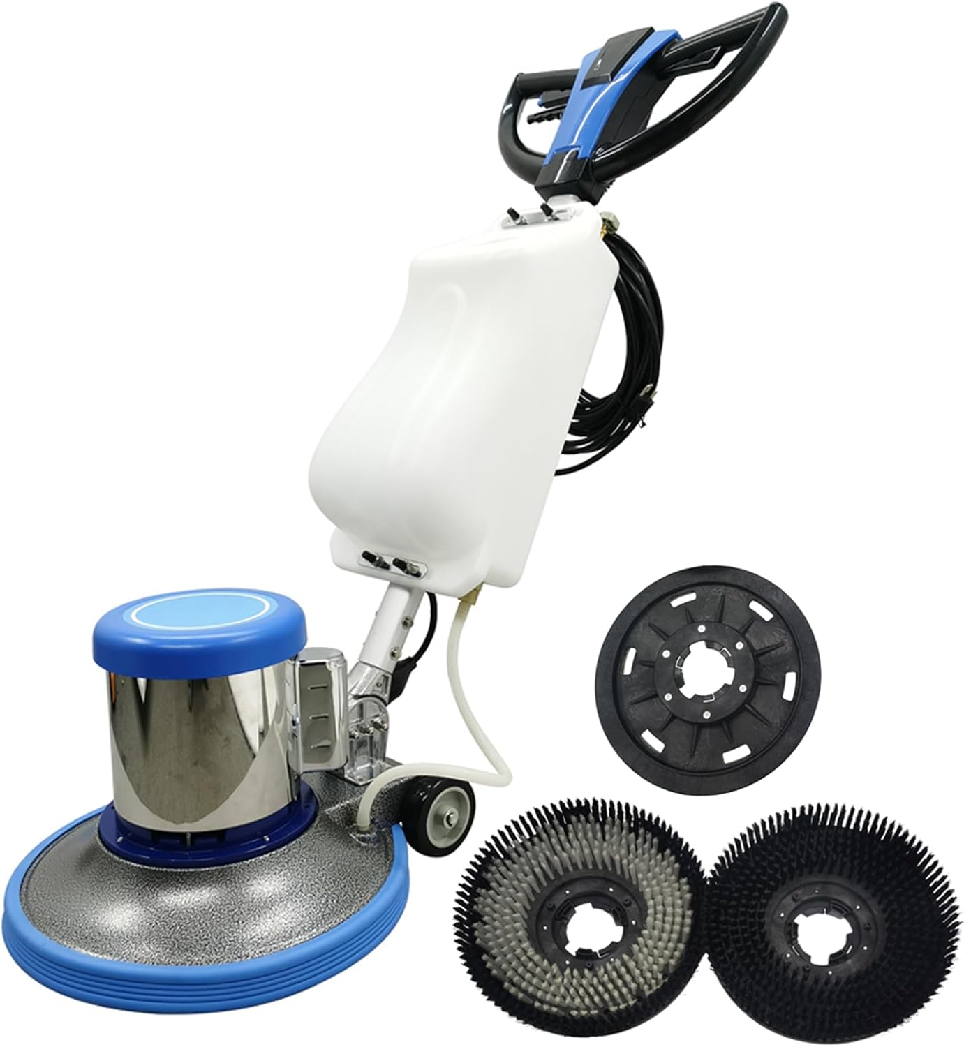 TECHTONGDA Floor Polisher Commercial Floor Buffer Scrubber Buffer Polisher Machine 17" Carpet