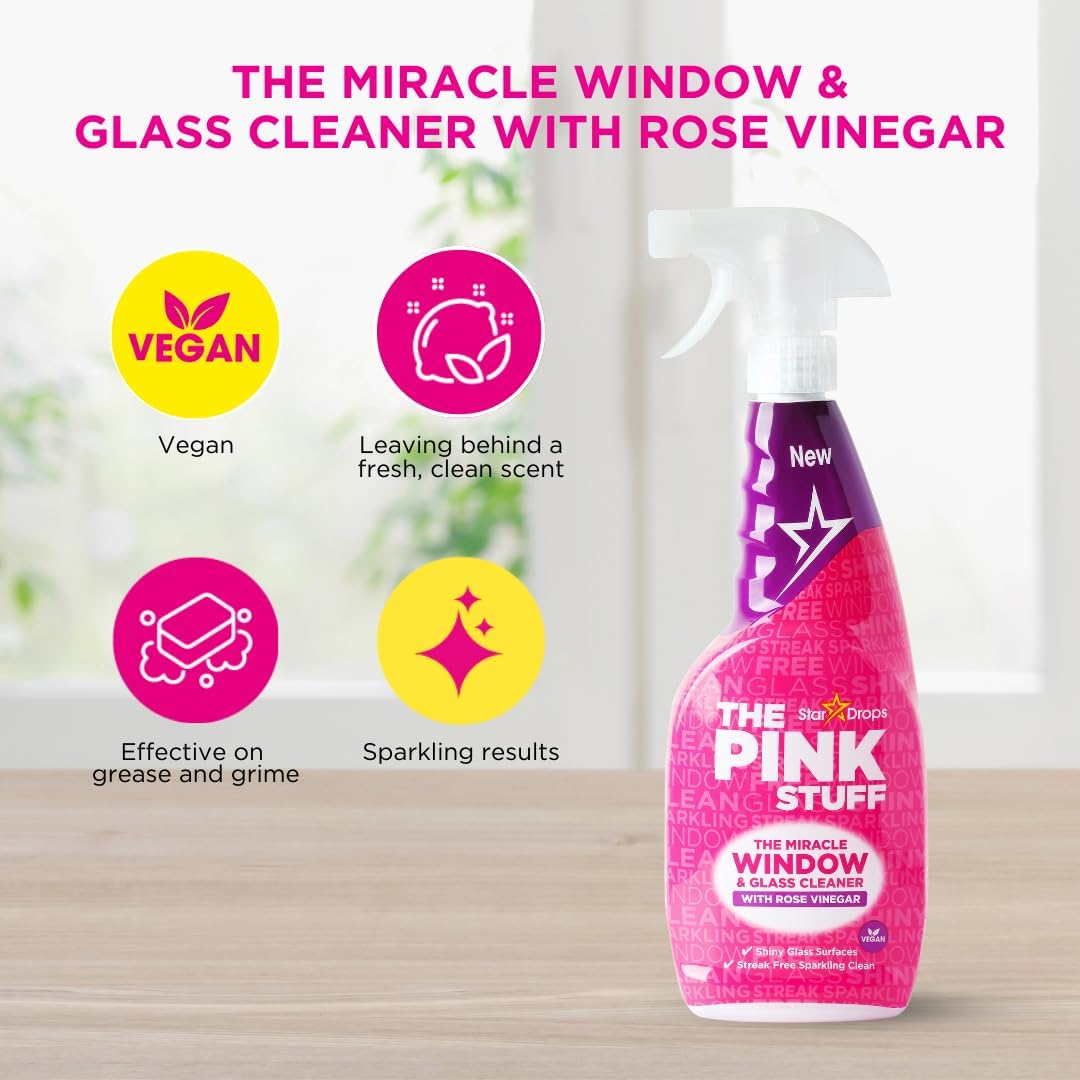 Stardrops - The Pink Stuff - The Miracle Cleaning Paste, Multi-Purpose Spray, Bathroom Foam Spray
