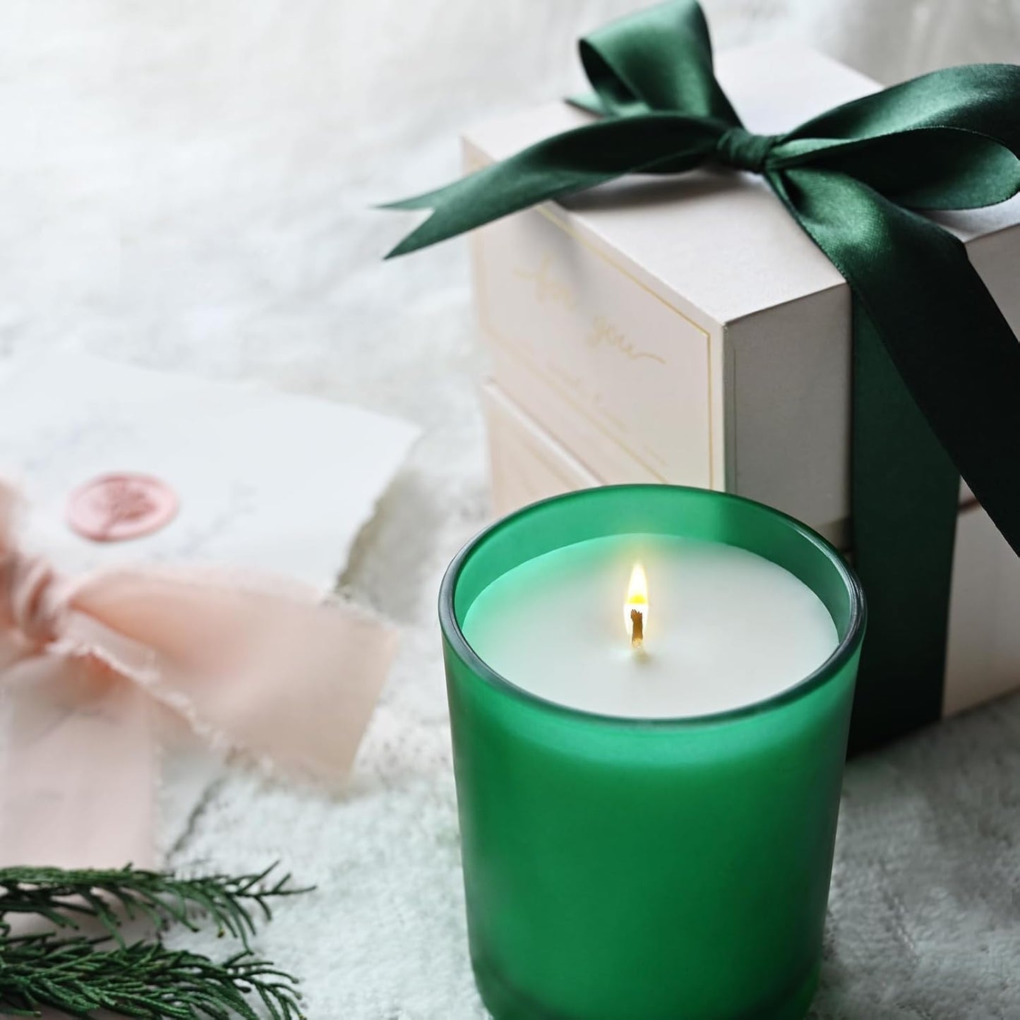 SHOWIN 14 OZ Thick Candle Jars for Making Candles 12 Pcs, 3 Wick Empty Jars with Wood Lids for