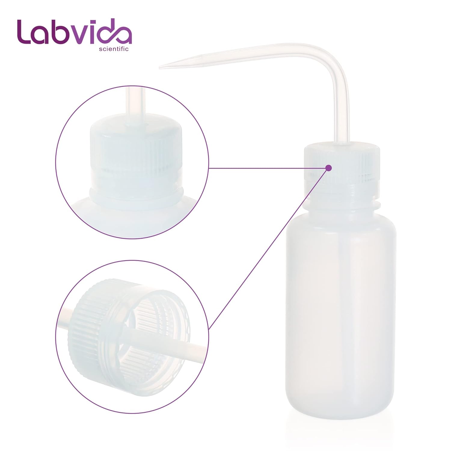 New Releasedd Thick Wall 500ml/17OZ Squeeze Bottle Set 2pcs - Versatile Durable Plastic Wash