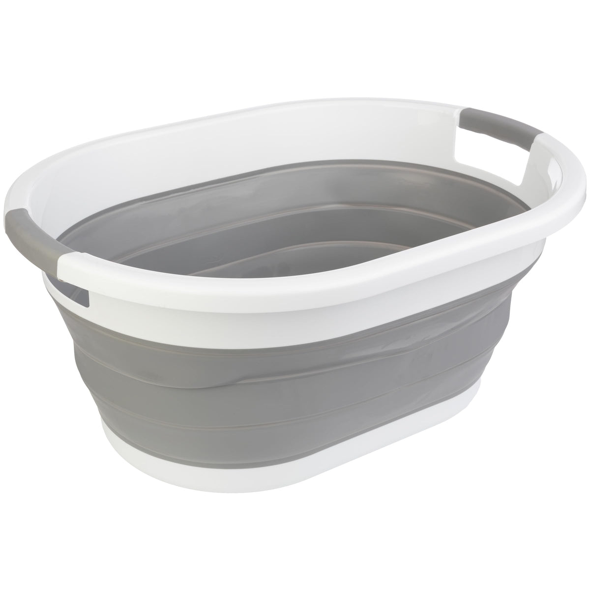 Collapsible Laundry Basket - 39L (10.3-Gallon) Portable Sink - Multipurpose Plastic Bin, Hamper, or