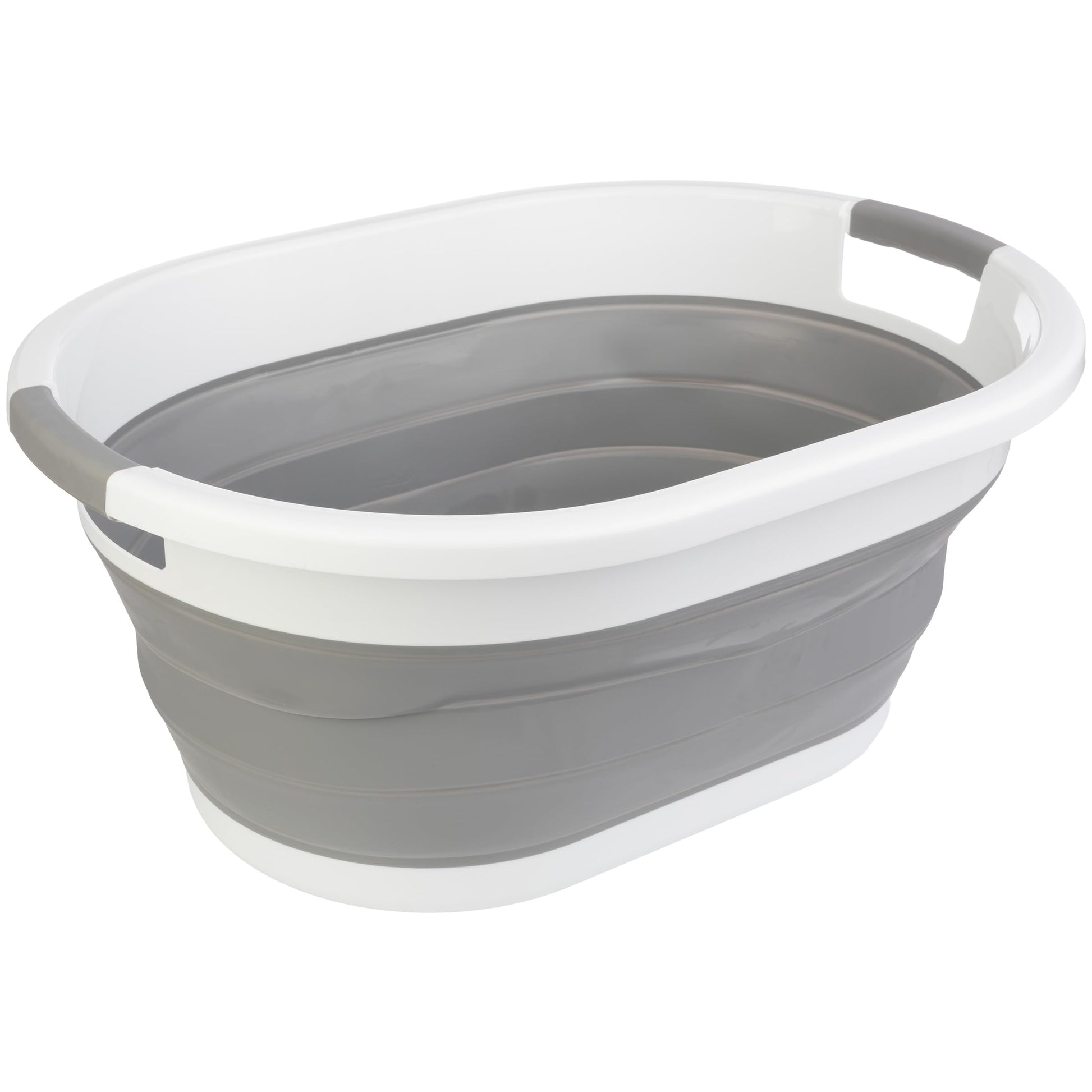 Collapsible Laundry Basket - 39L (10.3-Gallon) Portable Sink - Multipurpose Plastic Bin, Hamper, or