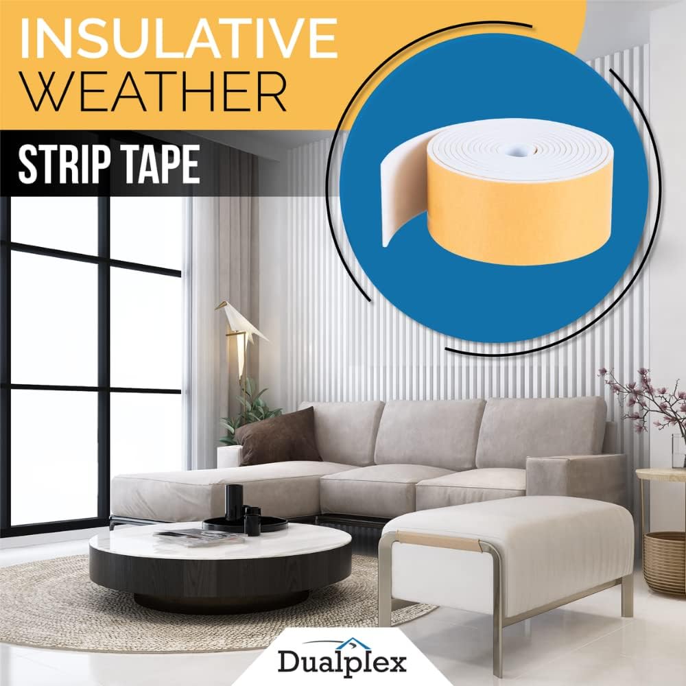 High Density Foam Weather Stripping Door Seal Strip Insulation Tape Roll for Insulating Door Frame