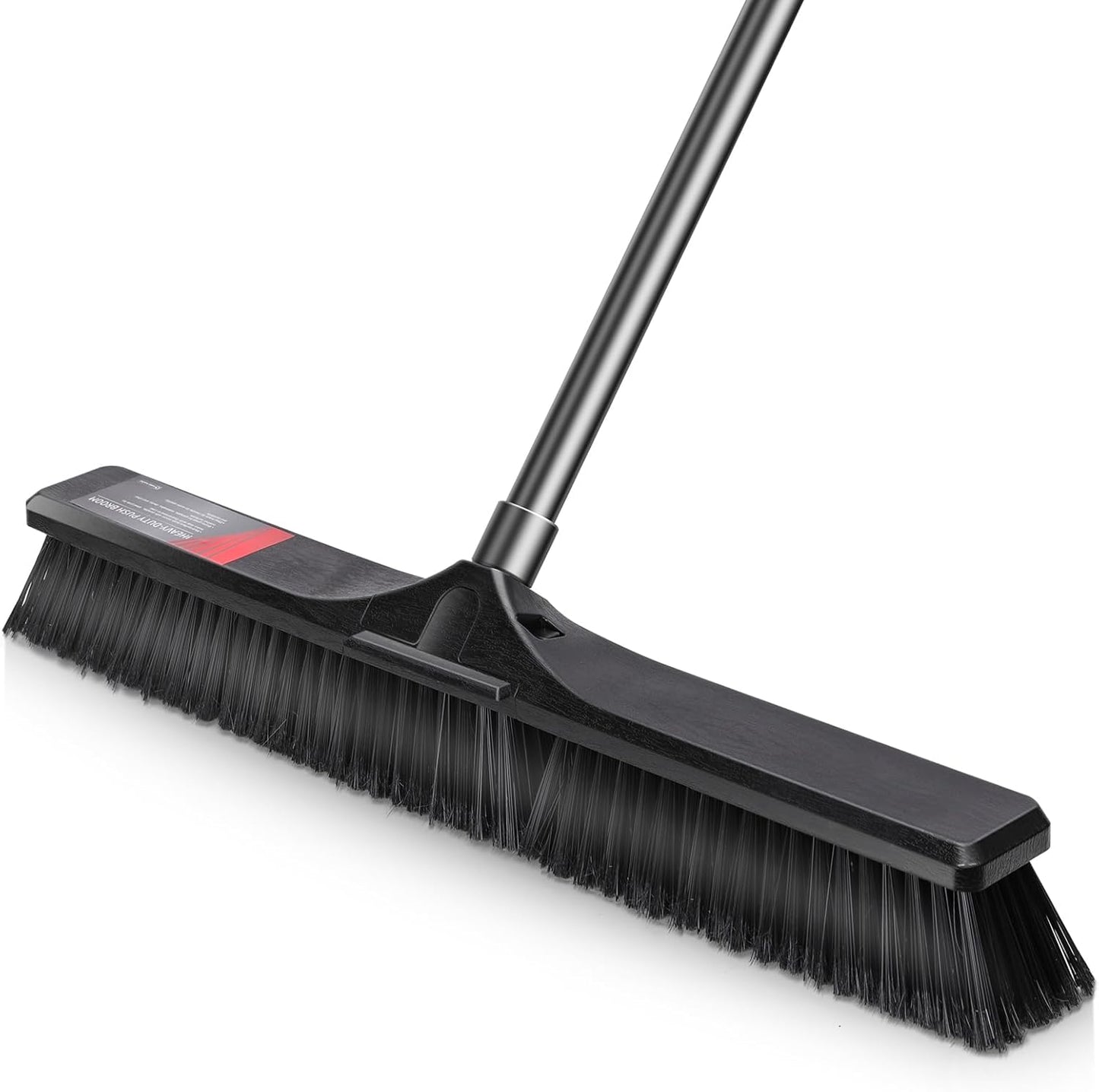 Push Broom Outdoor Heavy Duty,Masthome 24" Push Broom with Stiff Bristles,Heavy Duty Garden