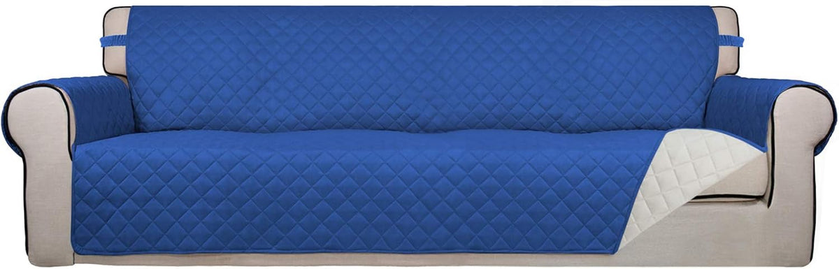 PureFit Reversible Quilted Sofa Cover, Water Resistant Slipcover Furniture Protector, Washable
