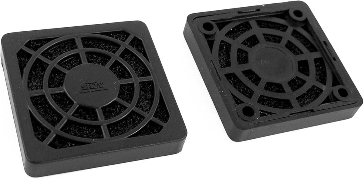 uxcell 40mm Desktop Computer Fan Dust Filter Grills Dustproof Case Cover, Plastic Square PC Fan