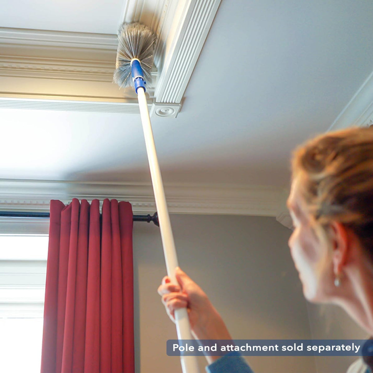Unger Cobweb & Corner Duster – Dusters for Cleaning, Compatible with Telescopic Poles, Dusting