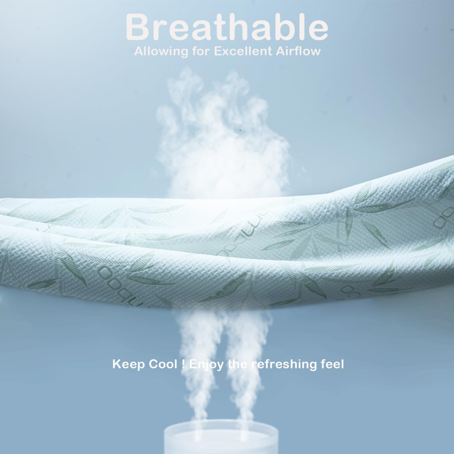 California King Mattress Protector Waterproof Mattress Pad Washable Bamboo Rayon Mattress Cover