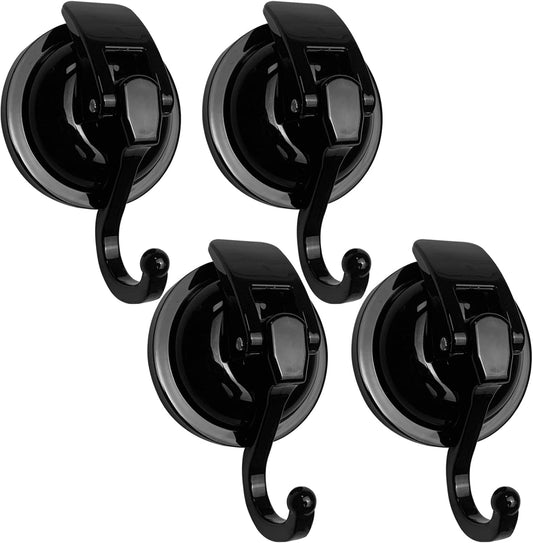 Heavy Duty Suction Cup Hooks for Shower, Bathroom Robe, Garland Decoration - Vacuum Glass Hooks