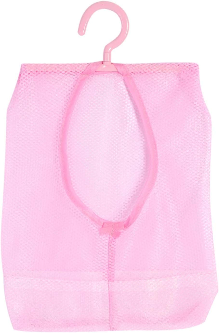 Clothespin Bag, Multi Purpose Hanging Mesh Storage Bag Clothespin Bag with Hanger for Socks