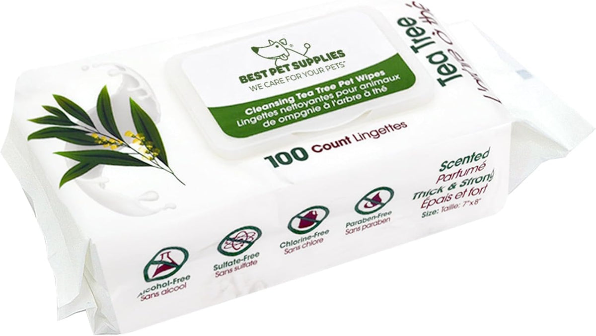 Best Pet Supplies Pet Wipes for Dogs - Dog Wipes Cleaning Deodorizing, for Coats, Ears, Paws