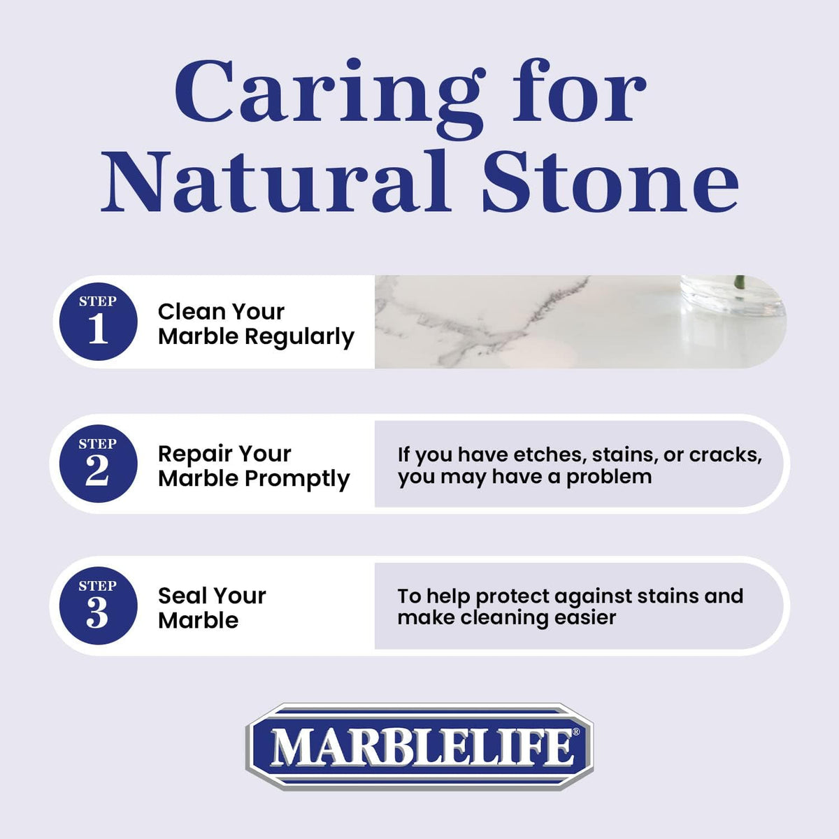 Marblelife Marble Gloss Conditioner, Used For Heavy Duty Countertop, Table, Bar, and Vanity
