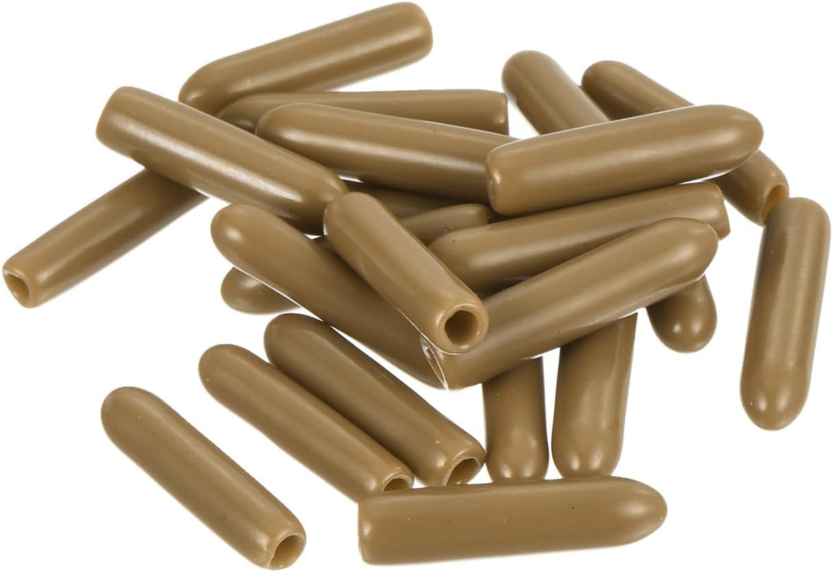 uxcell 20pcs Rubber End Caps 2mm ID Vinyl PVC Round Tube Bolt Cap Cover Screw Thread Protectors