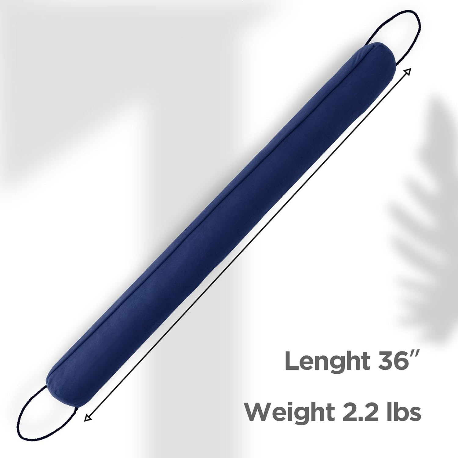Sunolga 36" Door Draft Stopper Blocks Hot and Cold Air with Removable Washable Cover for Gaps Up to
