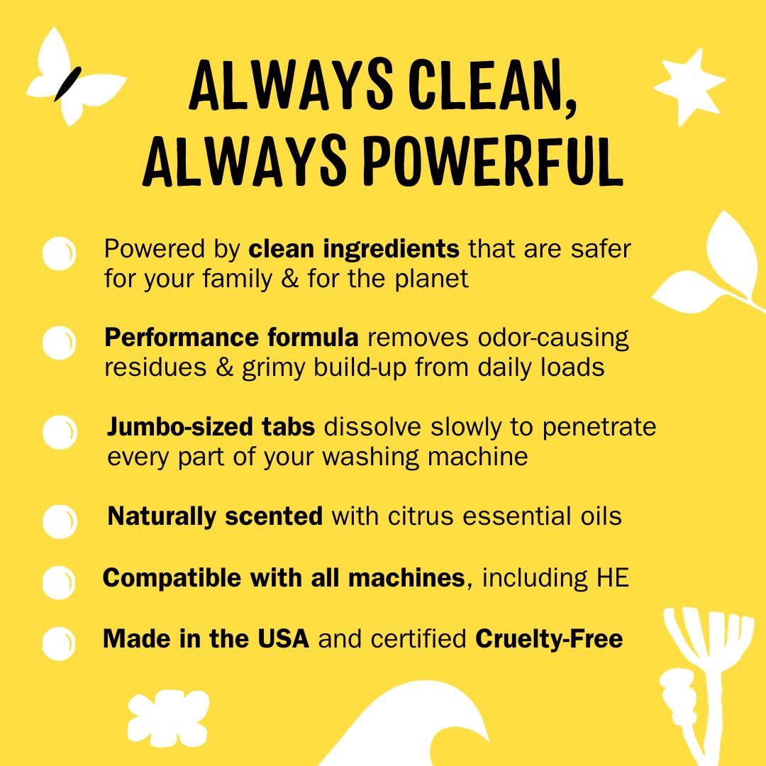 Molly's Suds Washing Machine Cleaner | Removes Odors & Grime from Front & Top Loader Machines