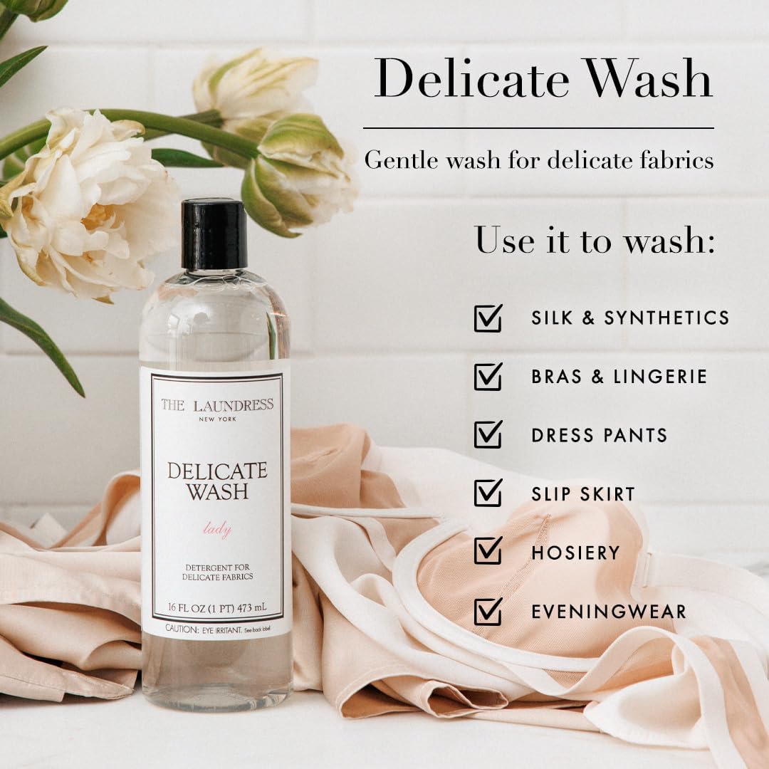 The Laundress Delicate Wash, Double Concentrated, Lady Scent, Detergent Delicate, Lingerie & Silk