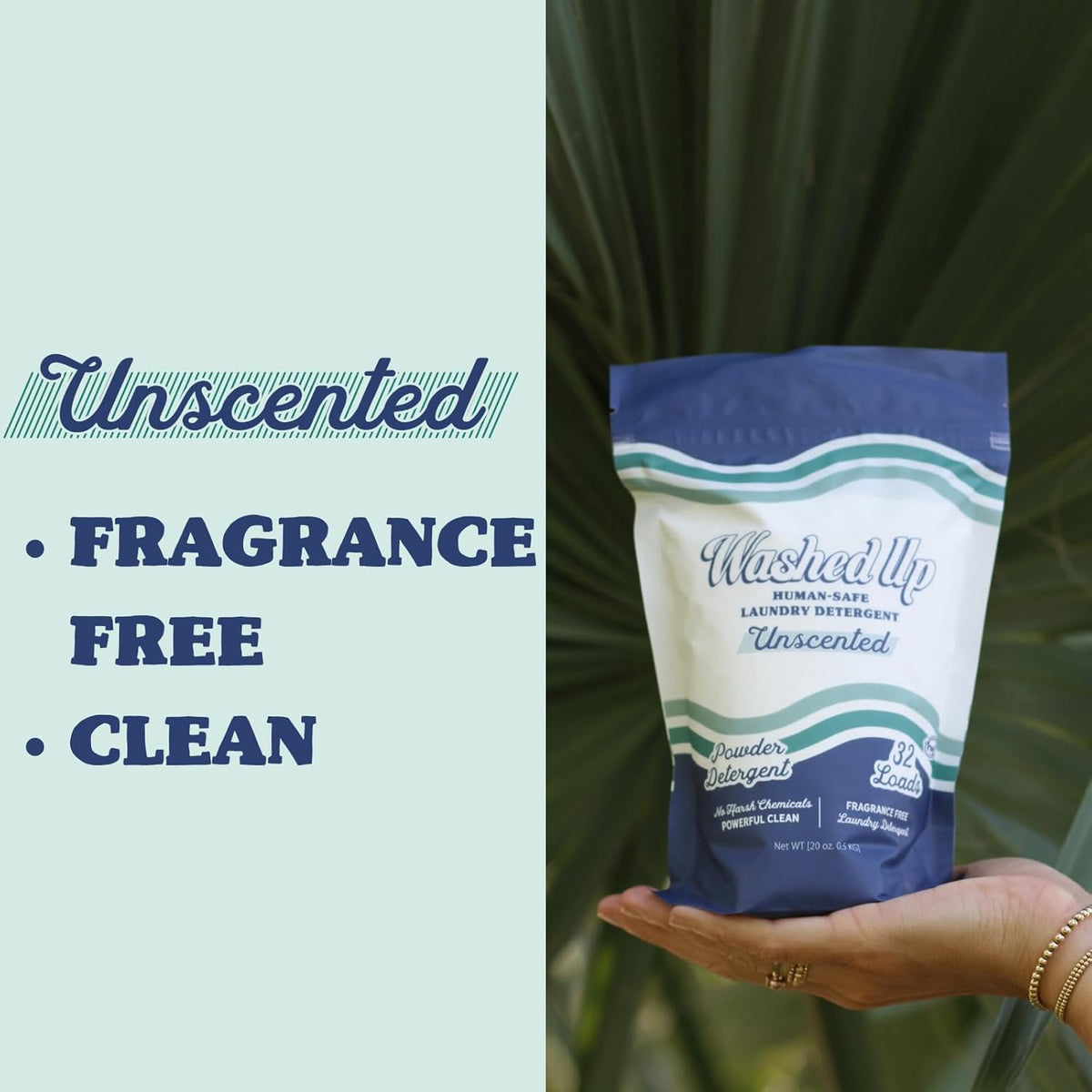 Laundry Detergent Powder | Safe for Sensitive Groups | Powerful Clean | Plant & Mineral-Based |