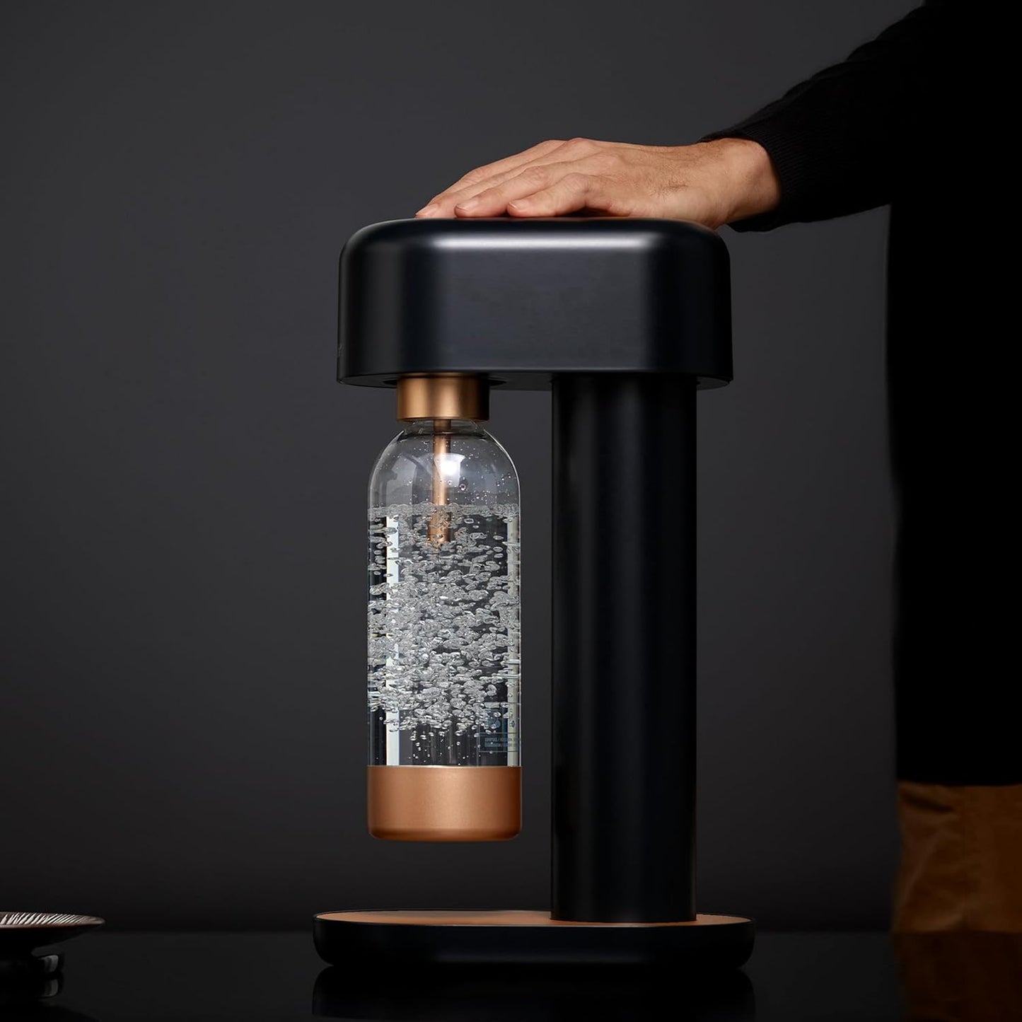 Mysoda Premium Carbonating Bottle 1L Copper - Compatible with MySoda and any brands - Quick-Lock