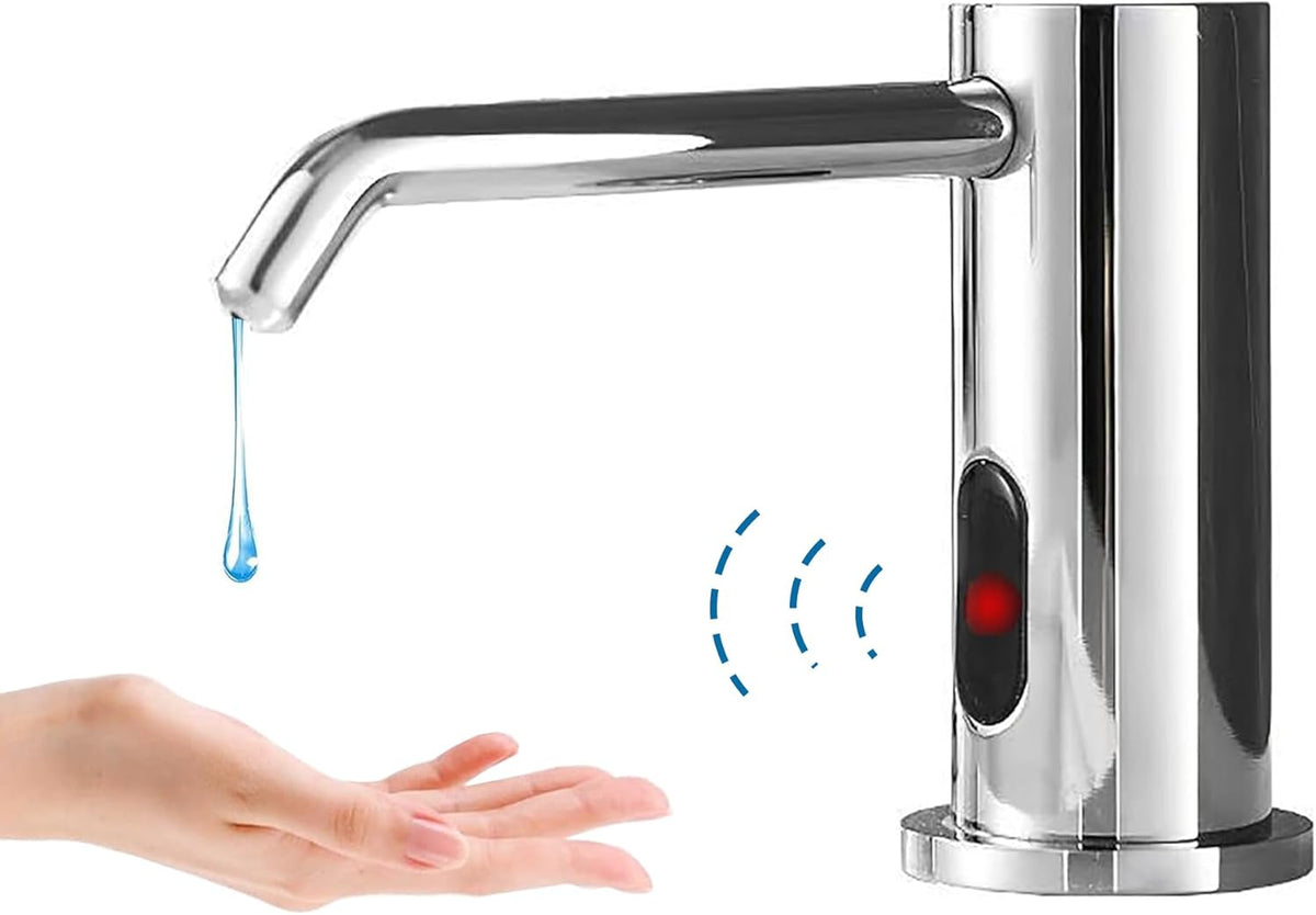 Automatic Soap Dispenser Touchless for Kitchen and Bathroom, Sink Built in Commercial Electric Soap