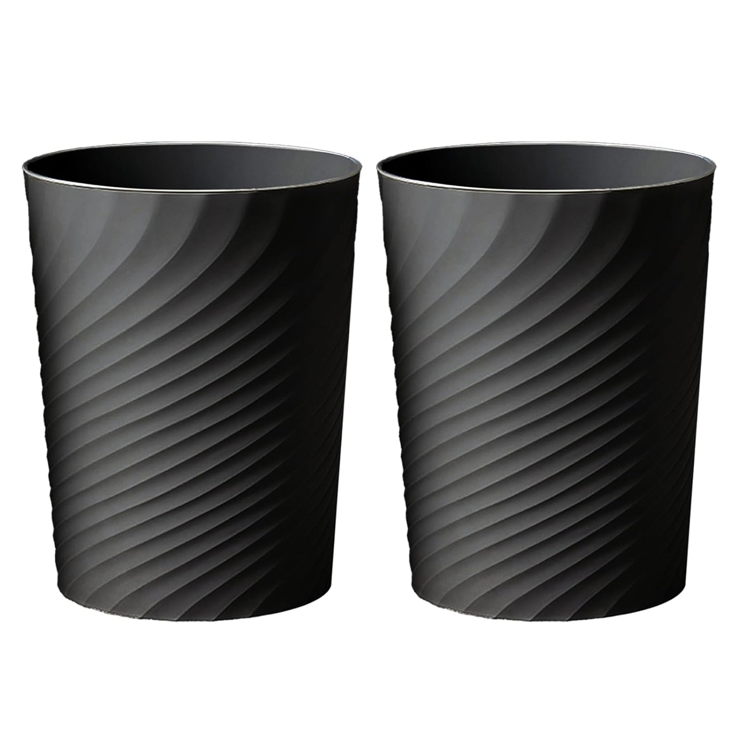 2 Pcak Small Bathroom Trash Can 1.8 Gallon Waste Basket Garbage Can for Bedroom Office Kitchen
